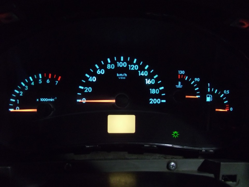 Перестали гореть лампочки подсветки приборов — Lada Калина седан, 1,6 л ...