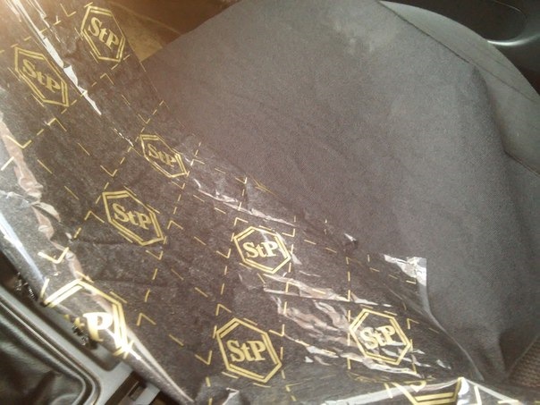 Проклейка торпеды антискрипом — Mazda 3 (1G) BK, 1,6 л, 2007 года ...