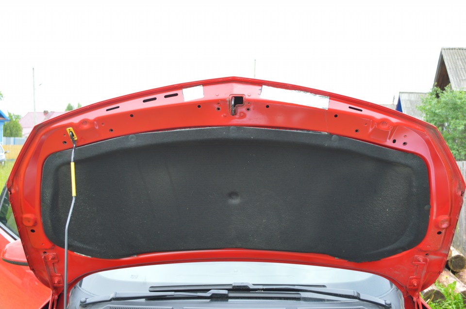 Шумоизоляция капота — Opel Astra J GTC, 1,4 л, 2012 года | своими ...