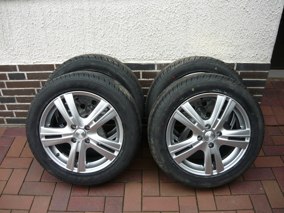 Диски и шины на лето — KIA Rio (3G), 1,4 л, 2015 года | колёсные диски ...