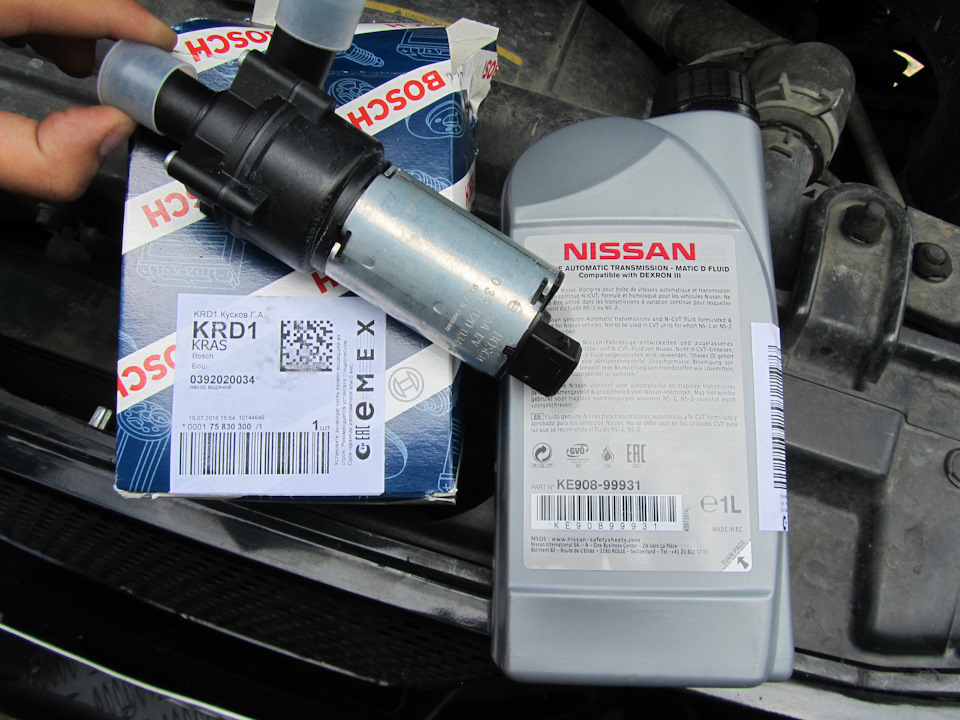 KE90899931 Nissan MATIC FLUID D, жидкость для АКПП (1л.) NISSAN ...