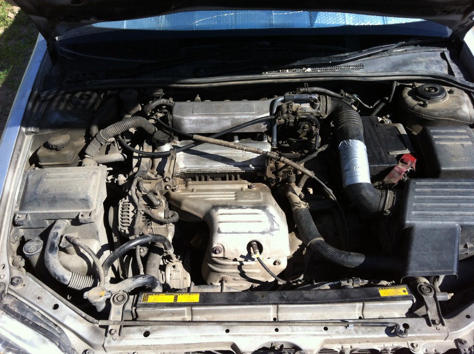 Замена свечей, и прокладки выпускного коллектора — Toyota Vista Ardeo ...