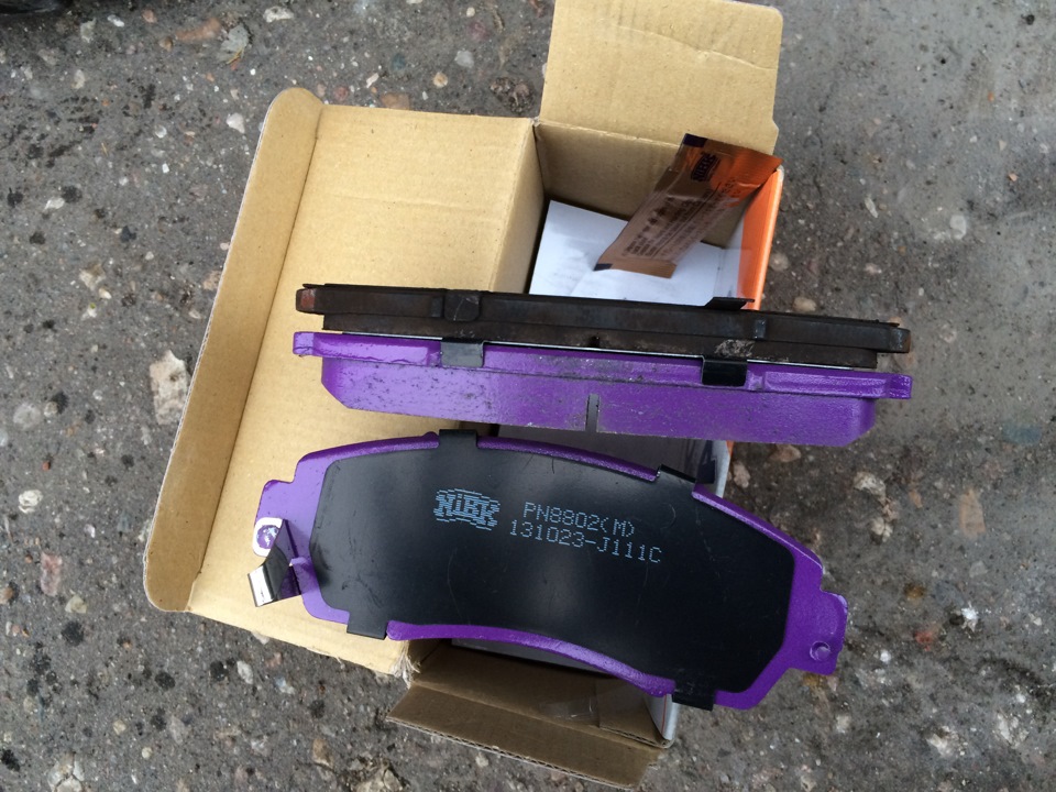 PN8802 Тормозные колодки (дисковые), передние NIBK | Запчасти на DRIVE2