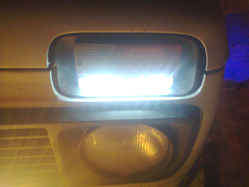 ДХО как габариты=) — Lada 4x4 3D, 1,7 л, 2009 года | электроника | DRIVE2