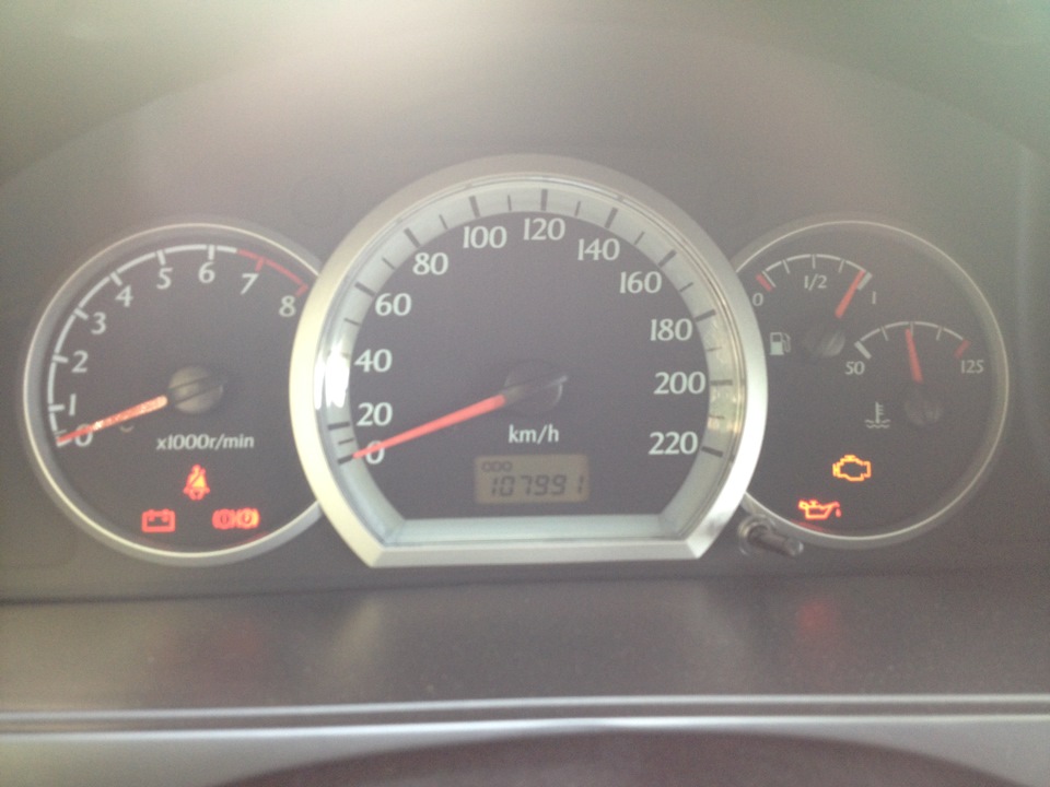 Пробег из ЭБУ и на Спидометре — Chevrolet Lacetti 5D, 1,4 л., 2006 года ...