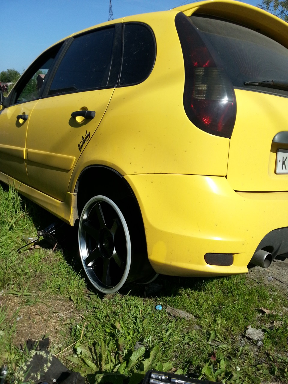 Диски RAYS Volk Racing — Lada Калина Спорт (1G), 1,6 л, 2011 года ...
