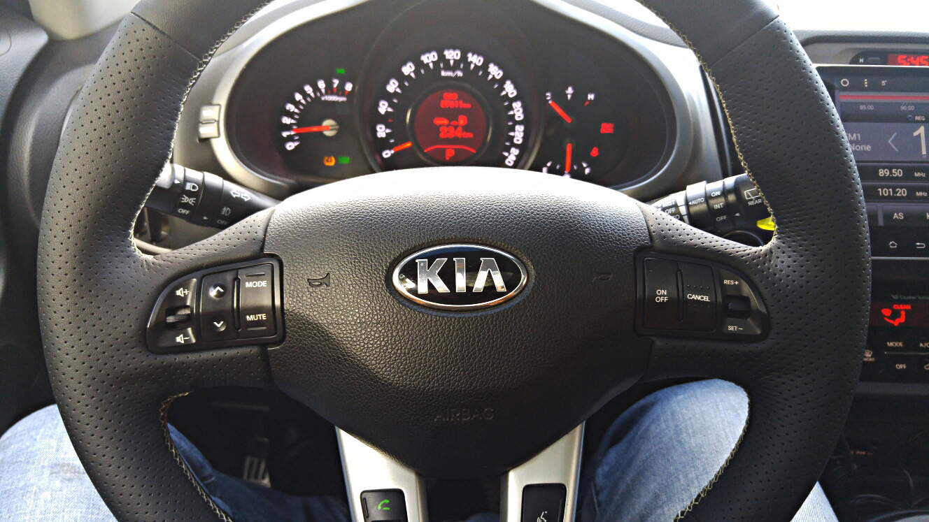 Перетяжка руля kia sportage 4