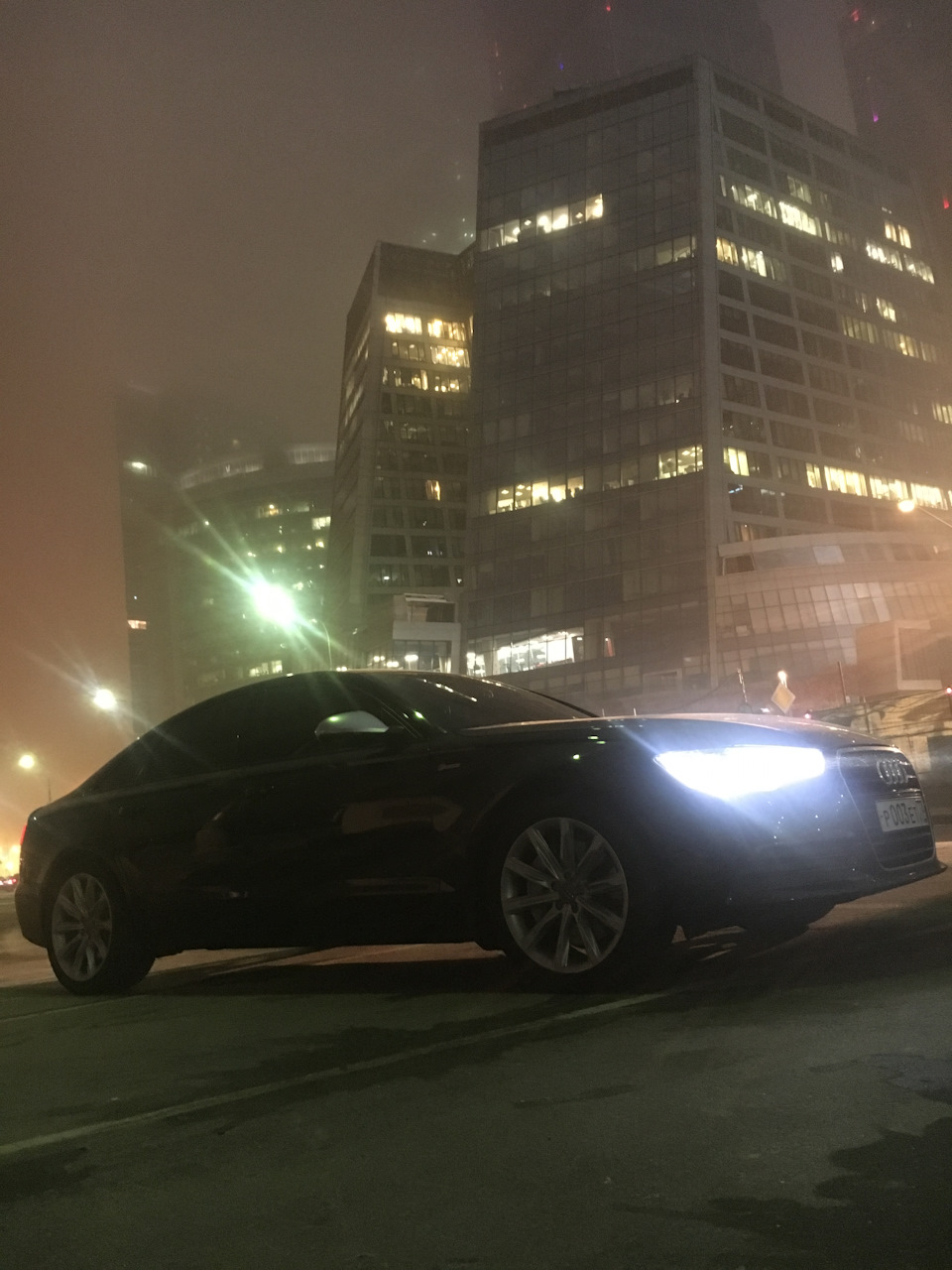 Ночные покатушки Audi a6