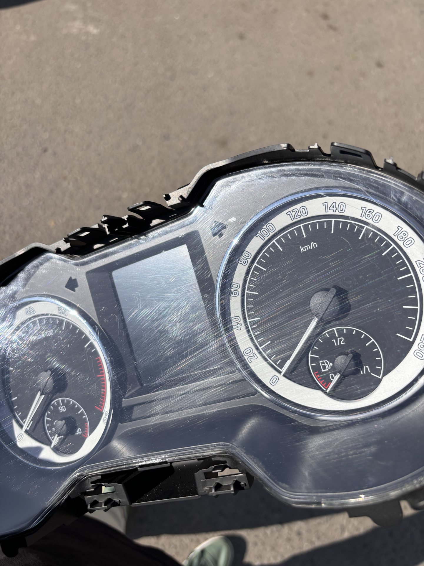 Полировка панели приборов(как всегда все через ж…) — Skoda Octavia A7 ...