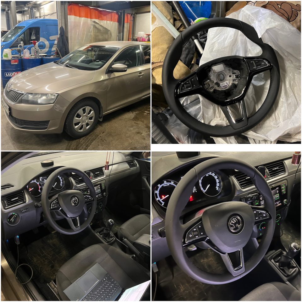 Skoda Rapid — Установка мультируля — DRIVE2