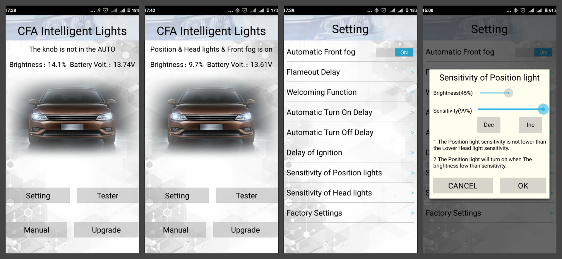 Vehicle setting. NTS+auto+Fog+01.