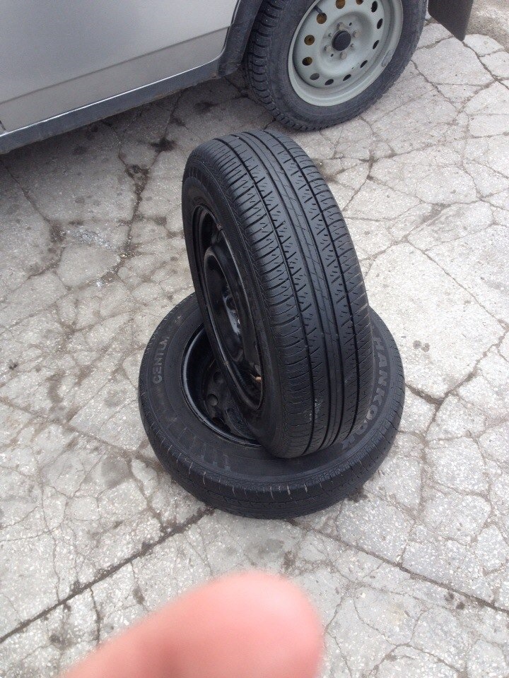 20) Летняя резина Hankook 175/70 R14 — Lada 21093i, 1,5 л, 2001 года ...