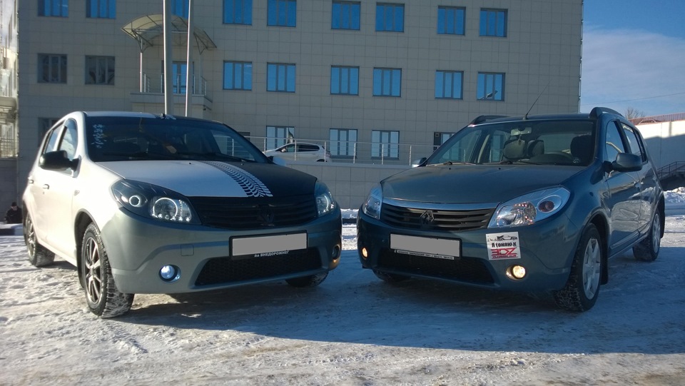 Сток и ПОЧТИ АнтиСток)) — Renault Sandero 1G, 1,6 л, 2010 года ...