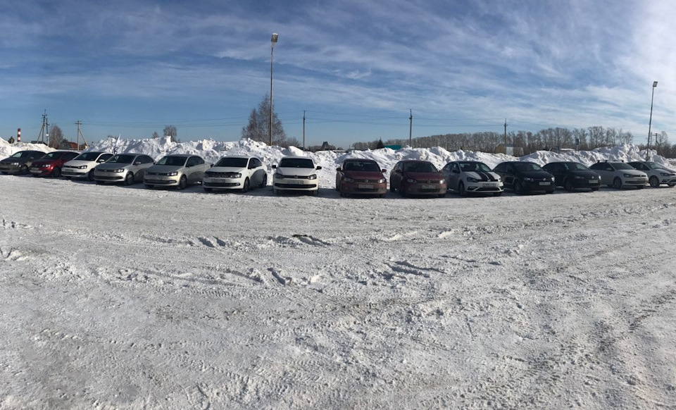 #15 Поездка в Барнаул с однополчанами — Volkswagen Polo Sedan, 1,6 л ...