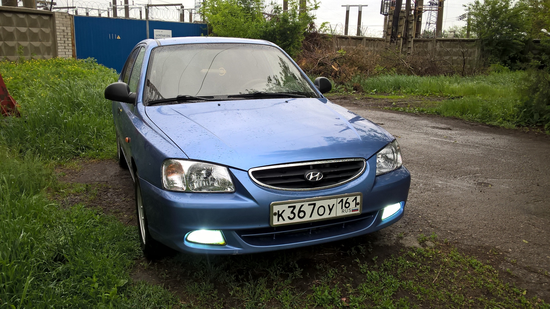 Hyundai Accent (2G) 1.5 бензиновый 2004 | Фиолетовый на DRIVE2