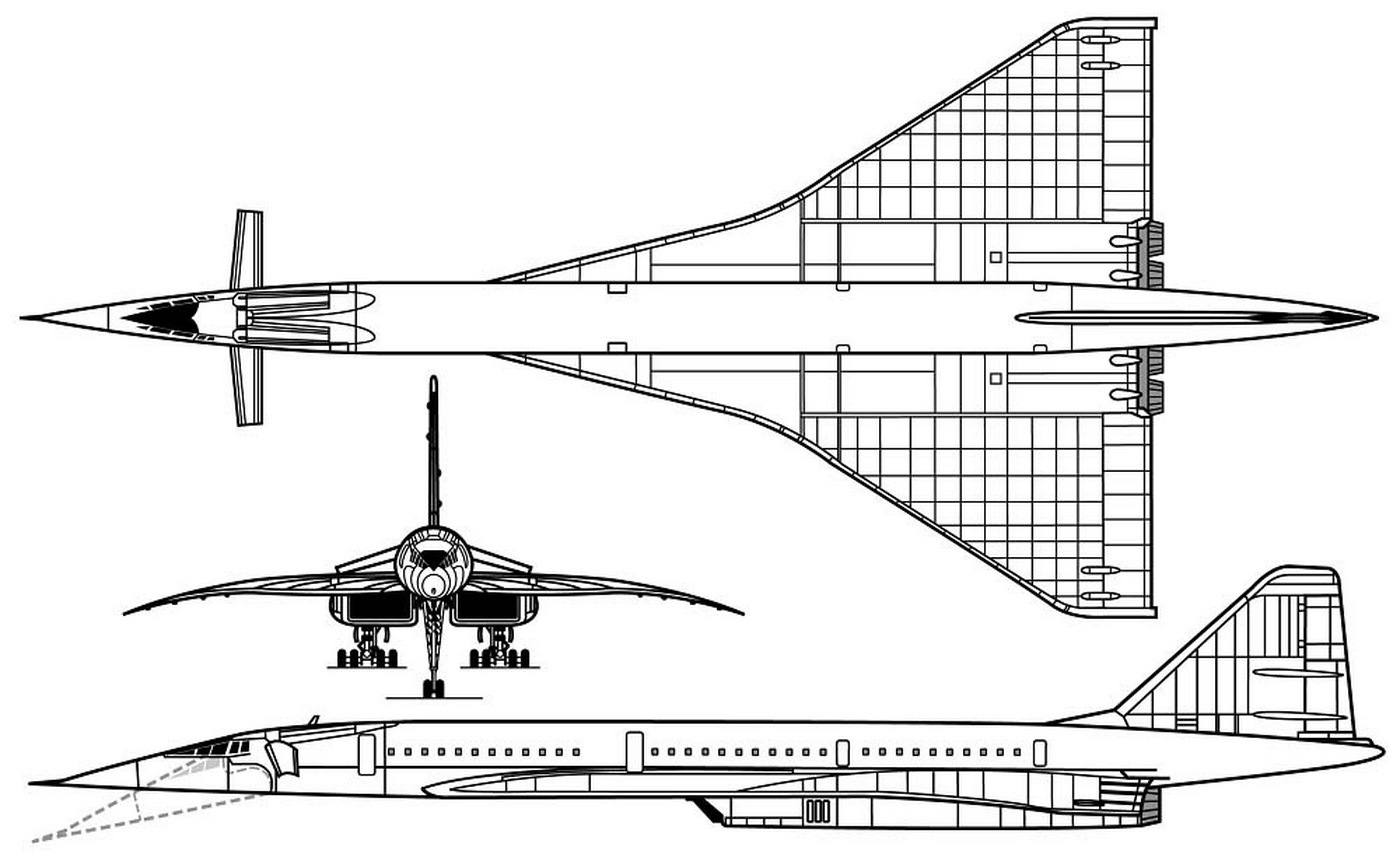 Ту 144 схема