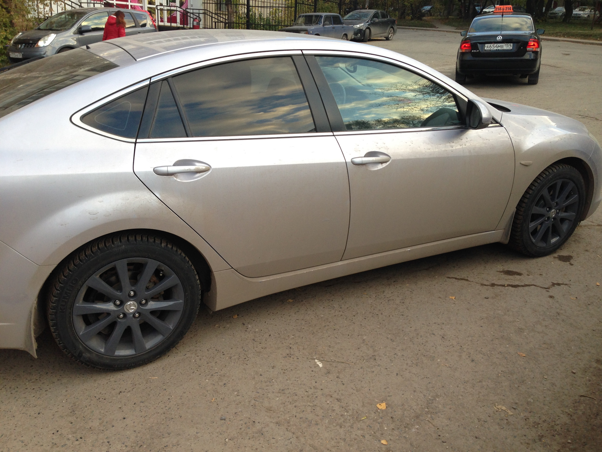 Переобулся на зиму. — Mazda 6 (2G) GH, 2 л, 2008 года | колёсные диски ...