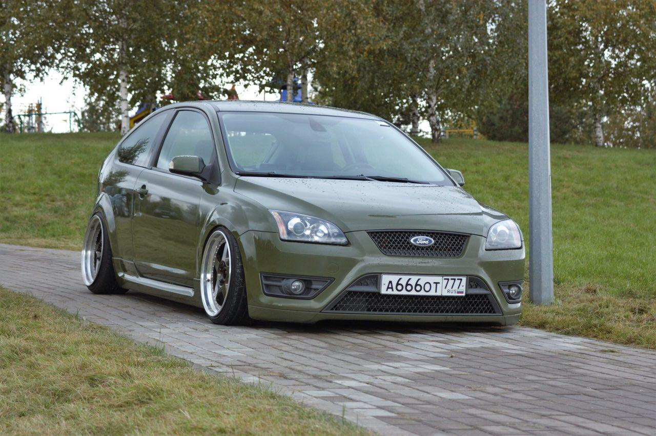 Ford Focus 2 матовый хаки