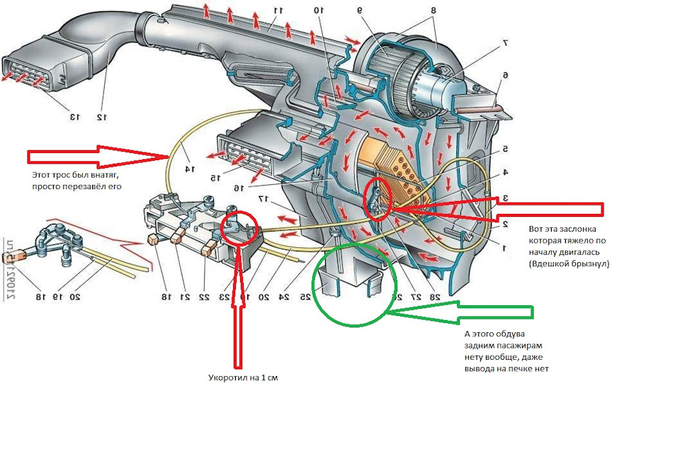 система отопления печки ваз 2115 инжектор