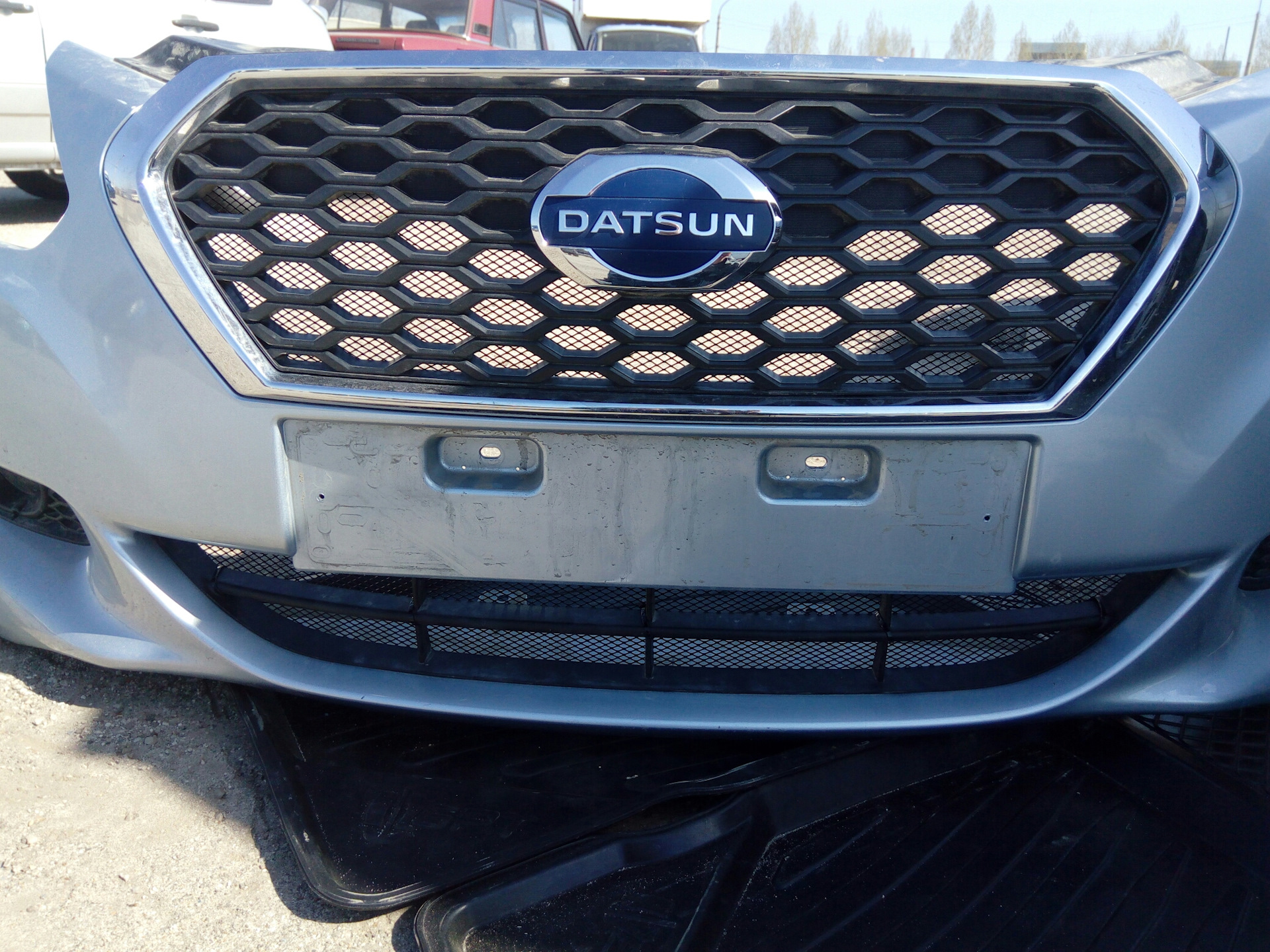 Автомобиль datsun mi do как снять радиатор Установил защитную сетку радиатора - Datsun on-Do, 1,6 л, 2016 года стайлинг DRI