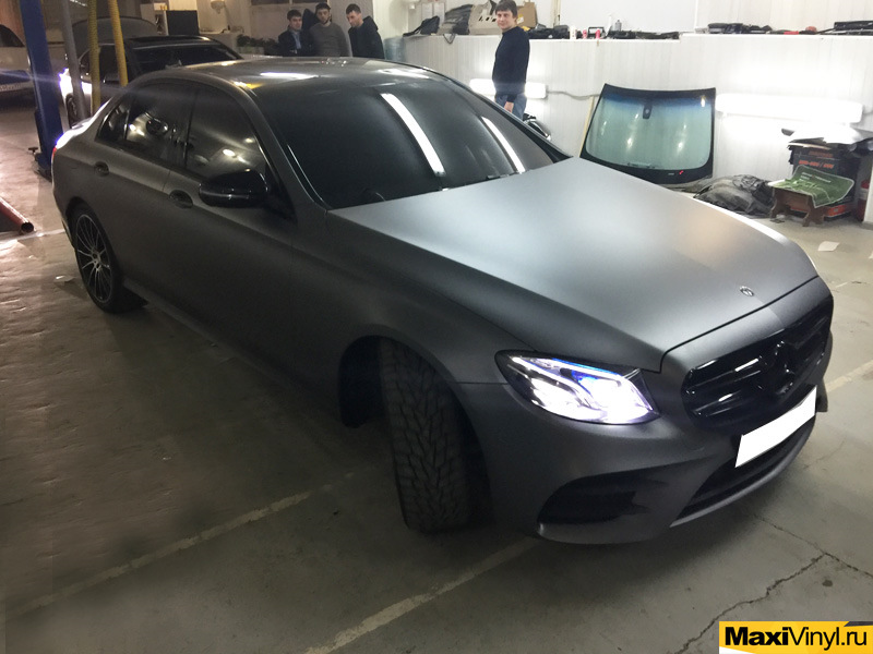 Мерседес w213 зеленый матовый