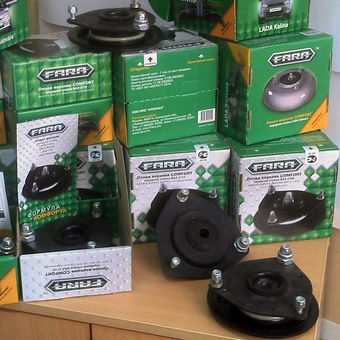 Опоры передних стоек "FARA" вышли боком — Lada Калина седан, 1,6 л ...