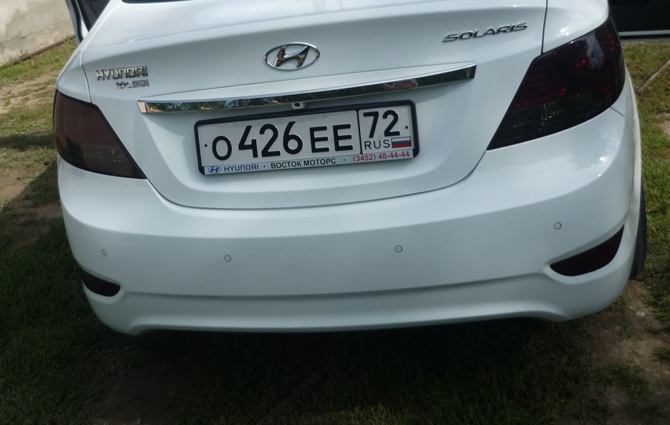 Тоноровка стопов — Hyundai Solaris (1G), 1,6 л, 2012 года | тюнинг | DRIVE2