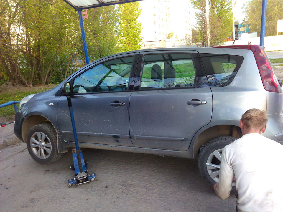 Лето скоро — Nissan Note (1G), 1,6 л, 2012 года | шины | DRIVE2