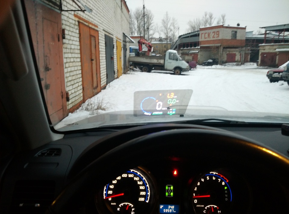 Прикрутил проекцию на лобовое стекло… Удобно — Mitsubishi Pajero (4G ...