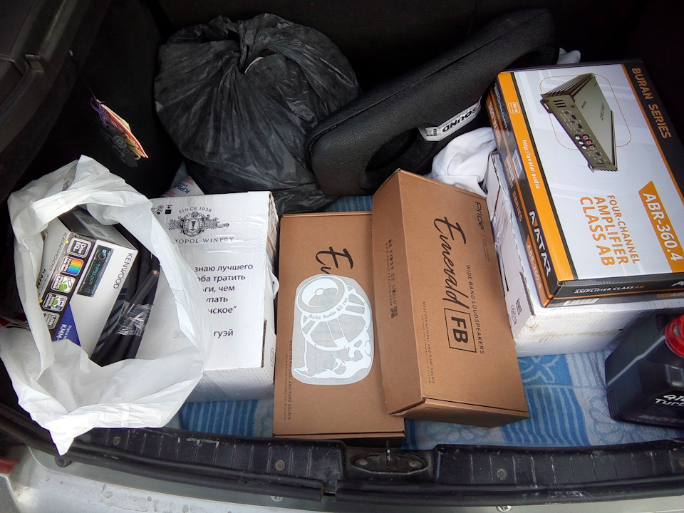 Громкий фронт) — Lada Приора хэтчбек, 1,6 л, 2008 года | автозвук | DRIVE2