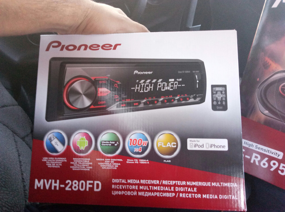 Магнитола pioneer mvh 280fd инструкция