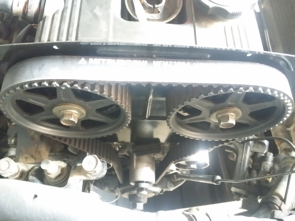 Натяжка грм и обновляем крепление радиатора — Mazda 323 IV, 1,8 л, 1989 ...