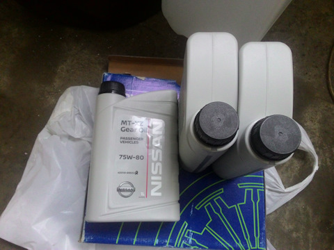 KE91699932R NISSAN 75W-80 GL-4+ MT-XZ GEAR OIL (1л) трансм. масло для ...
