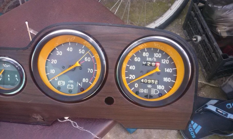Подсветка приборной панели и новые шкалы. — Lada 2106, 1,3 л, 1987 года ...