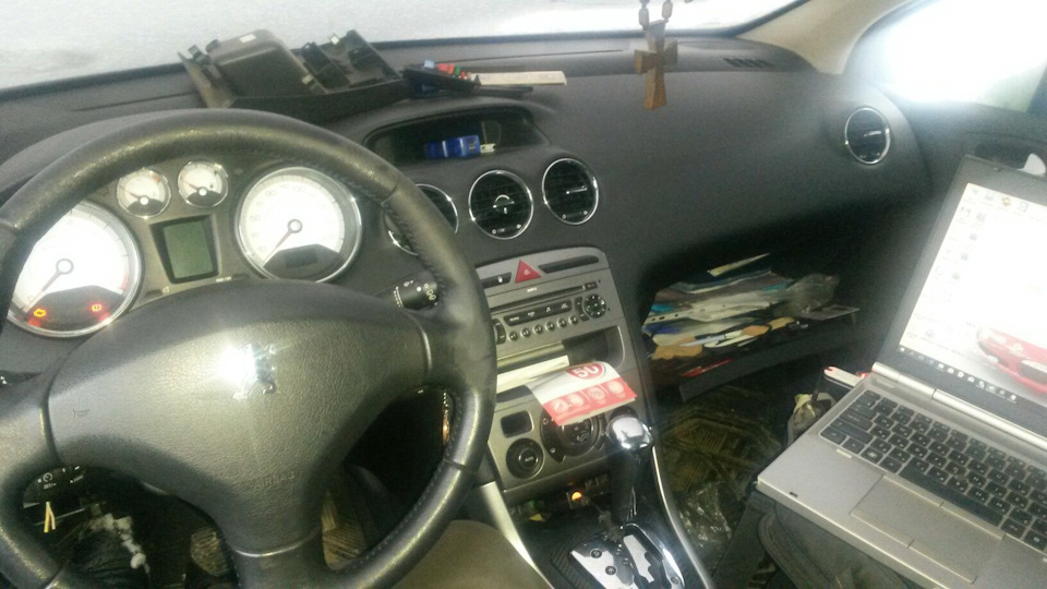 Чип-тюнинг Peugeot 308 1.6, 120лс, 2009, автоматическая коробка передач ...