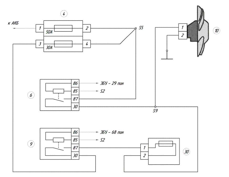Система электростеклоподъёмников