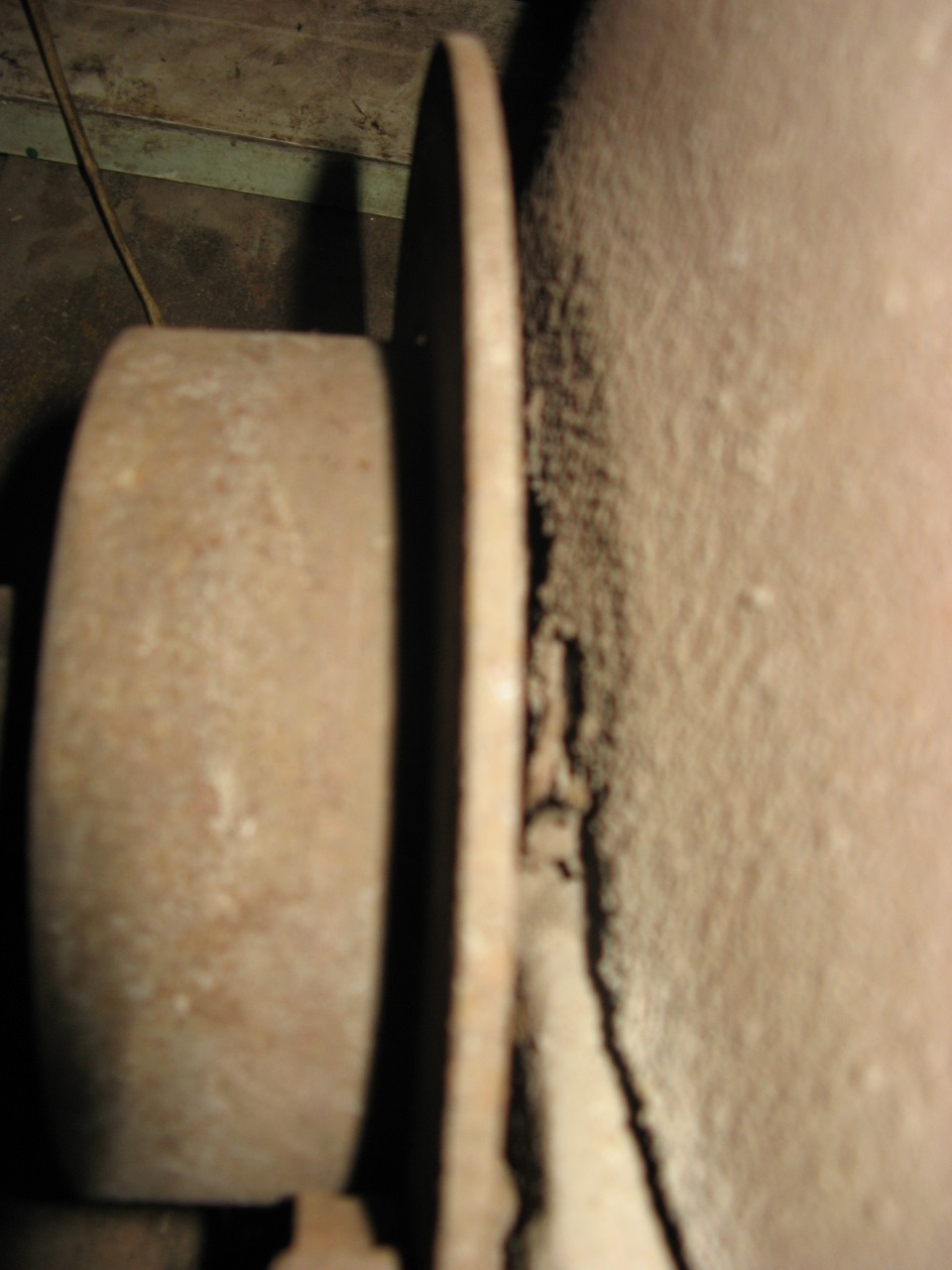 Авто знакомого, выработка тормозного диска — Audi 80 (B3), 1,8 л., 1987 ...