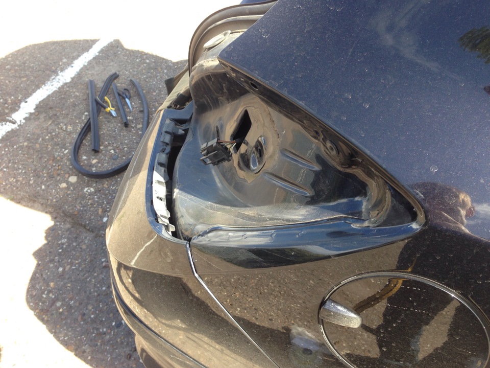 уплотнитель для задних фар — Opel Astra H, 1,6 л, 2008 года | своими ...