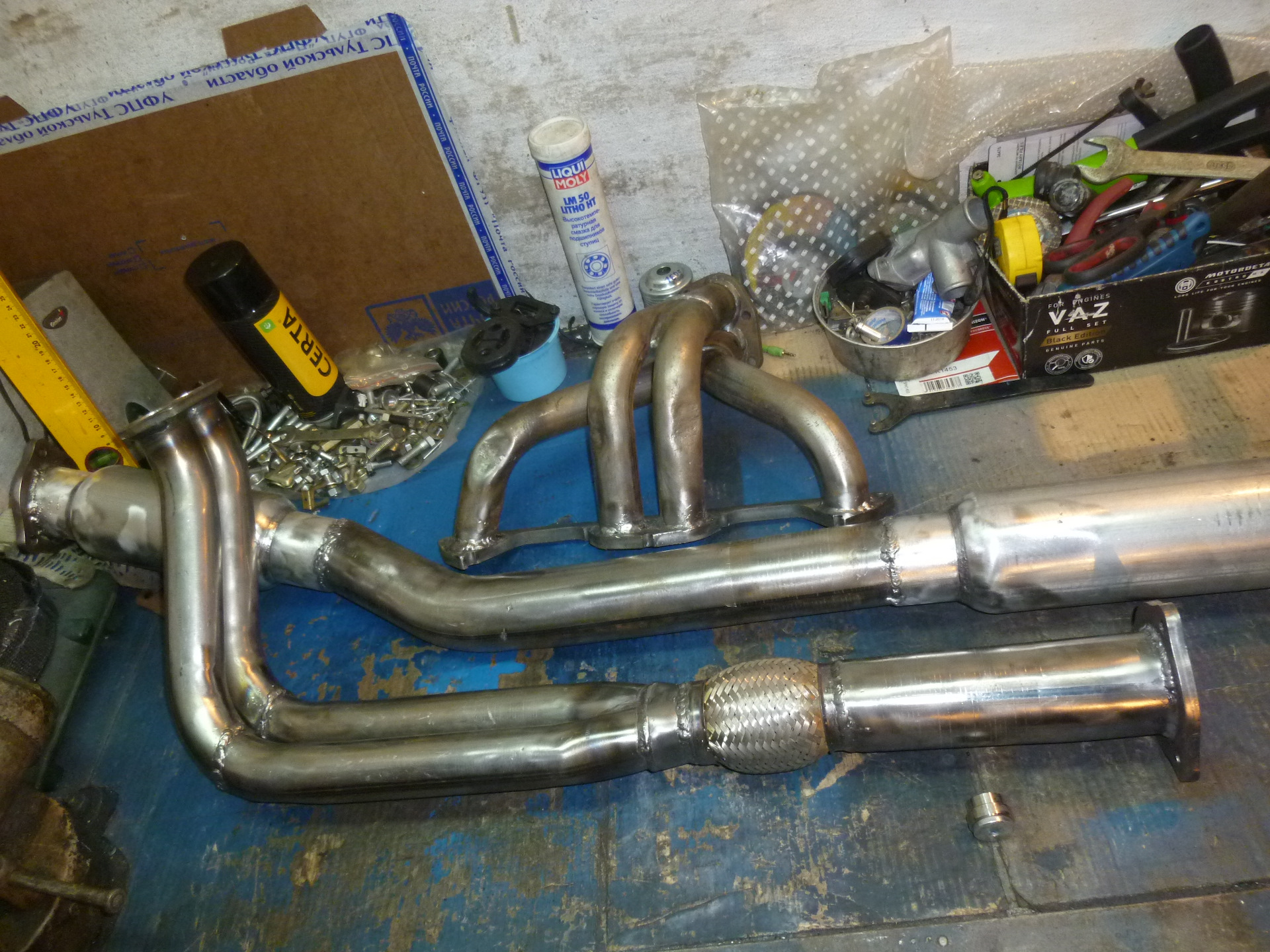 Выхлоп на 63 трубе ваз. Резонатор fox 63мм. Выхлоп 63мм. Выхлоп ваз 2107 63мм. Выхлоп 63мм 2107.