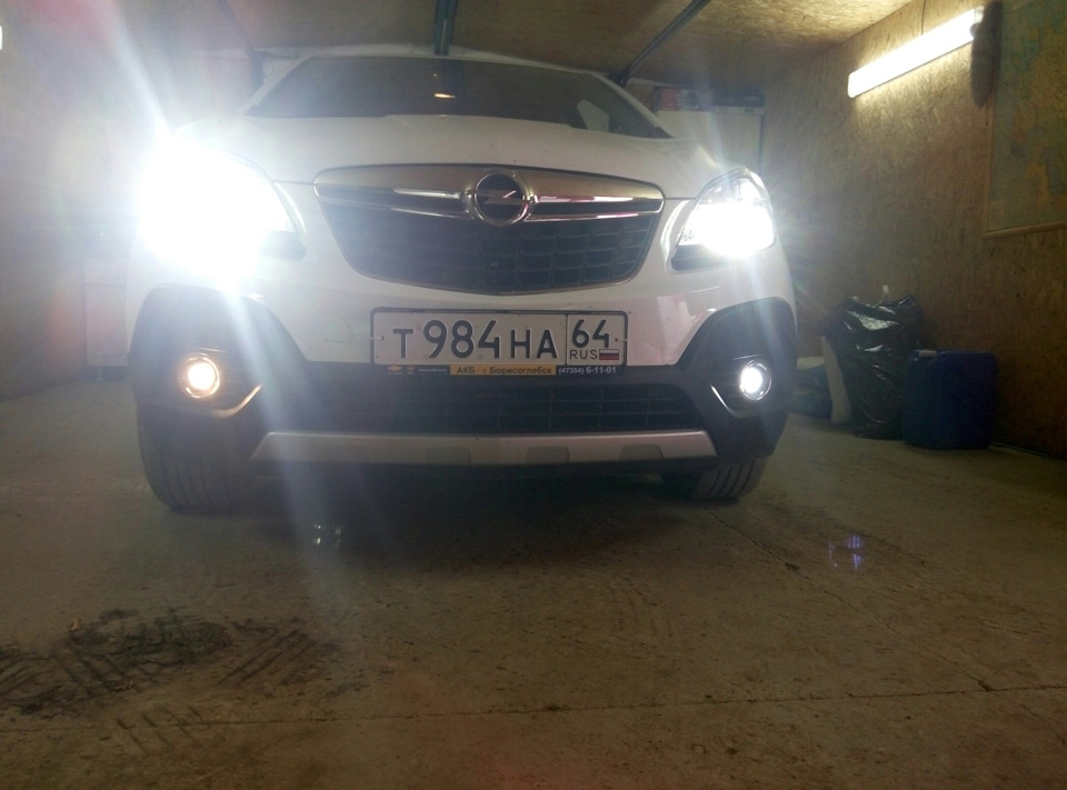 opel mokka лампа ближнего света