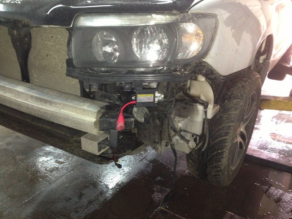 Установка накладки бампера — Subaru Forester (SG), 2 л, 2006 года ...