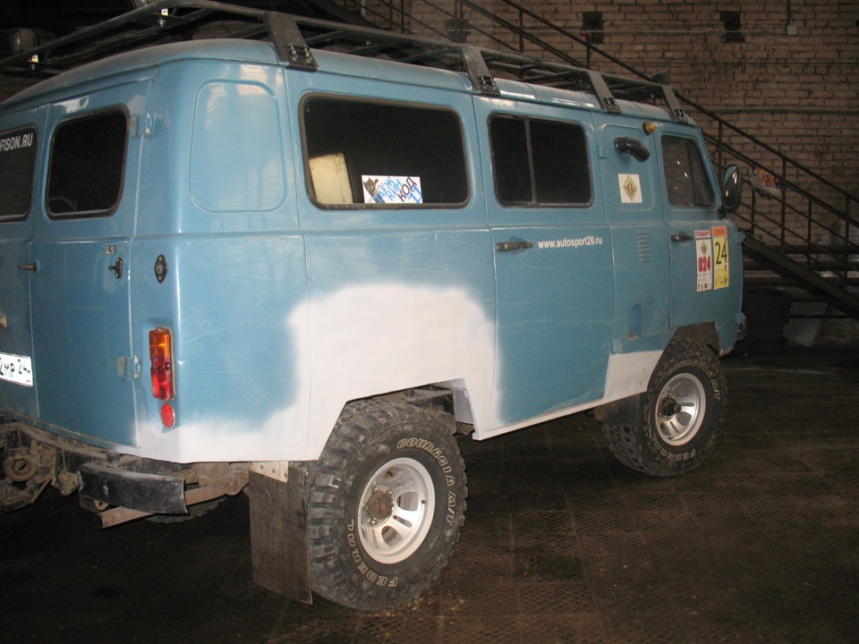 Задние арки, юбка, дверной проем — УАЗ 3962, 2,9 л, 1998 года ...