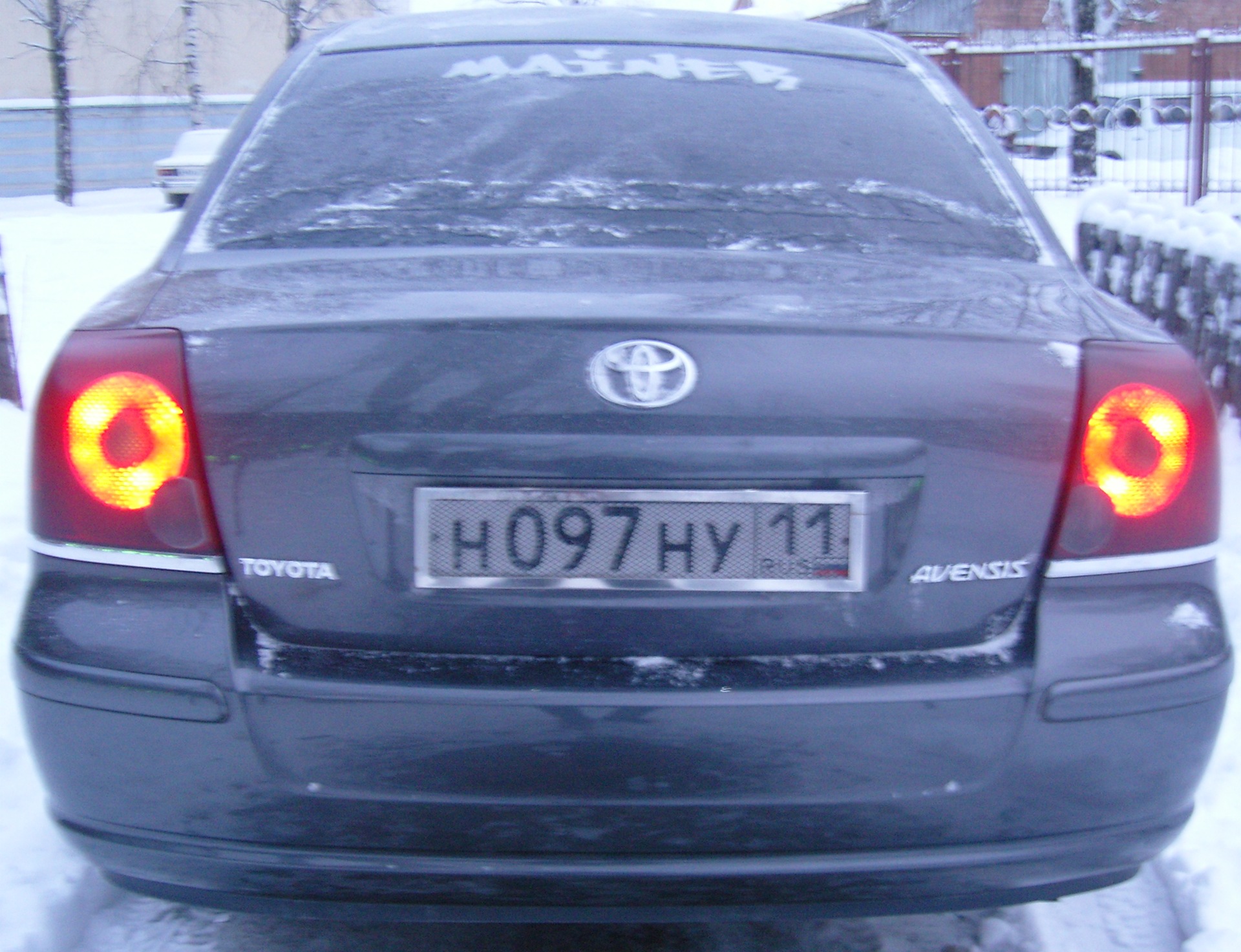Rear headlights matt varnish - Toyota Avensis 20L 2008