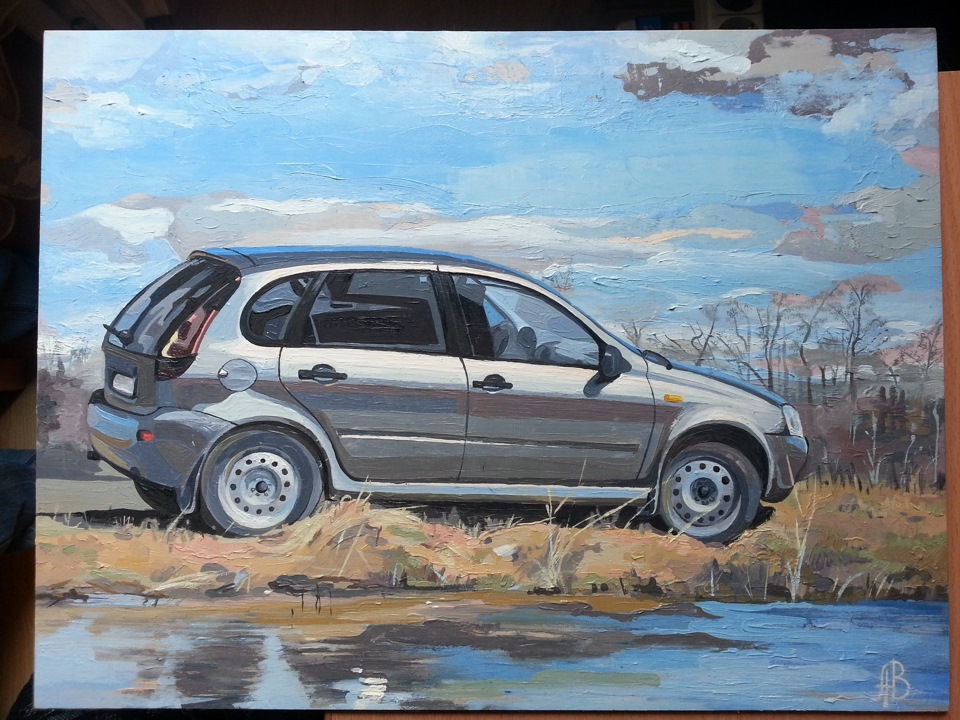 [25] Совиньон Plus — теперь и на холсте! :) — Lada Калина Хэтчбек (1G ...