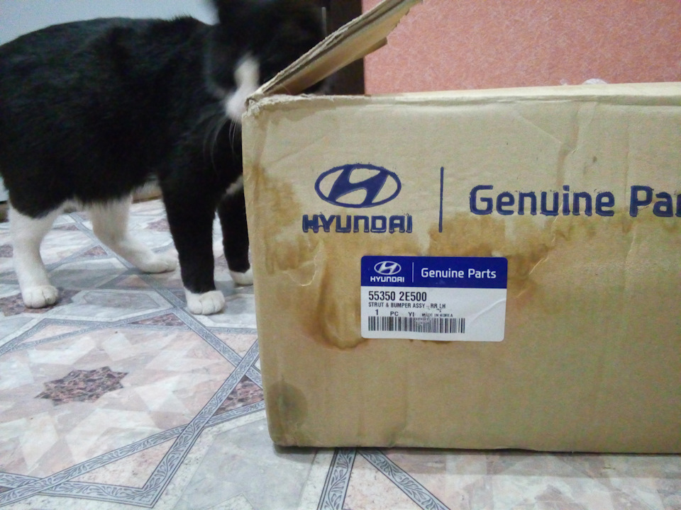 стойки — Hyundai Tucson (JM), 2 л, 2008 года | запчасти | DRIVE2