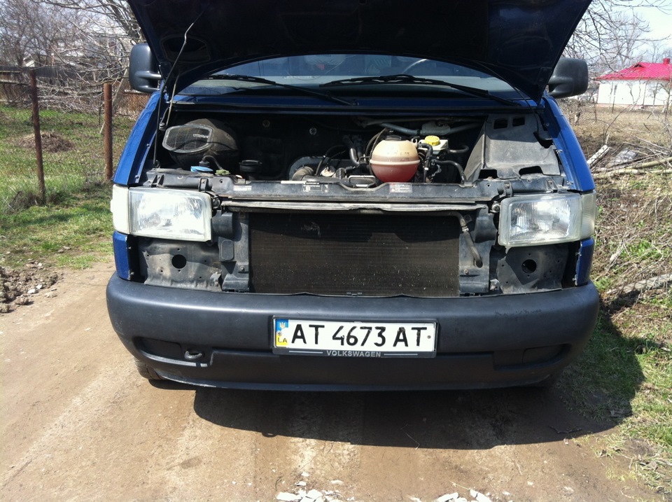 Решетка без значка своими руками… — Volkswagen Transporter T4, 2,5 л ...