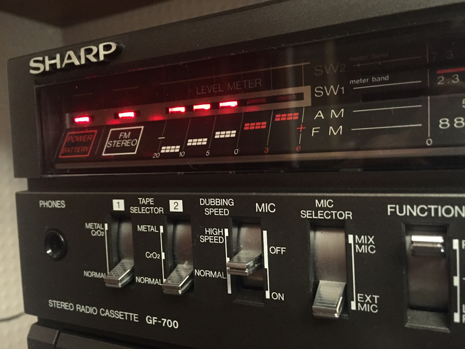 SHARP GF 700 — Сообщество «Клуб Почитателей Кассетных Магнитофонов» на ...