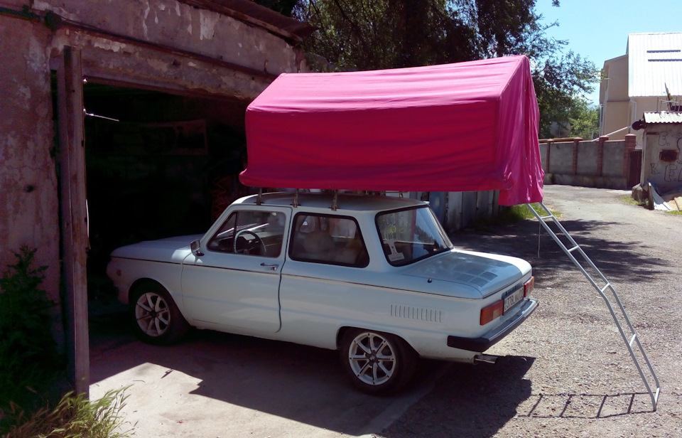 Багажник палатка — ЗАЗ 968, 1,1 л, 1982 года | тюнинг | DRIVE2