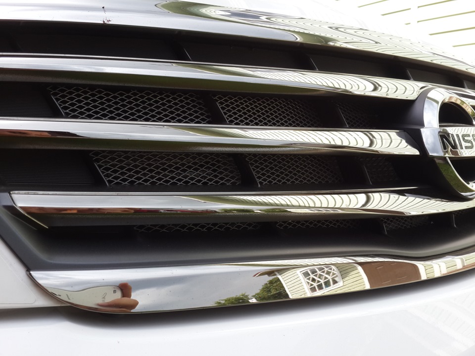 Сетка от камней и пуха — Nissan Teana (J32), 2,5 л, 2013 года | тюнинг ...