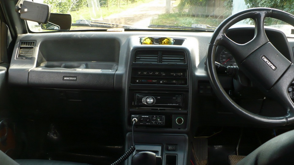 Установка рации и антенны Си-Би — Suzuki Escudo (1G), 1,6 л, 1991 года ...